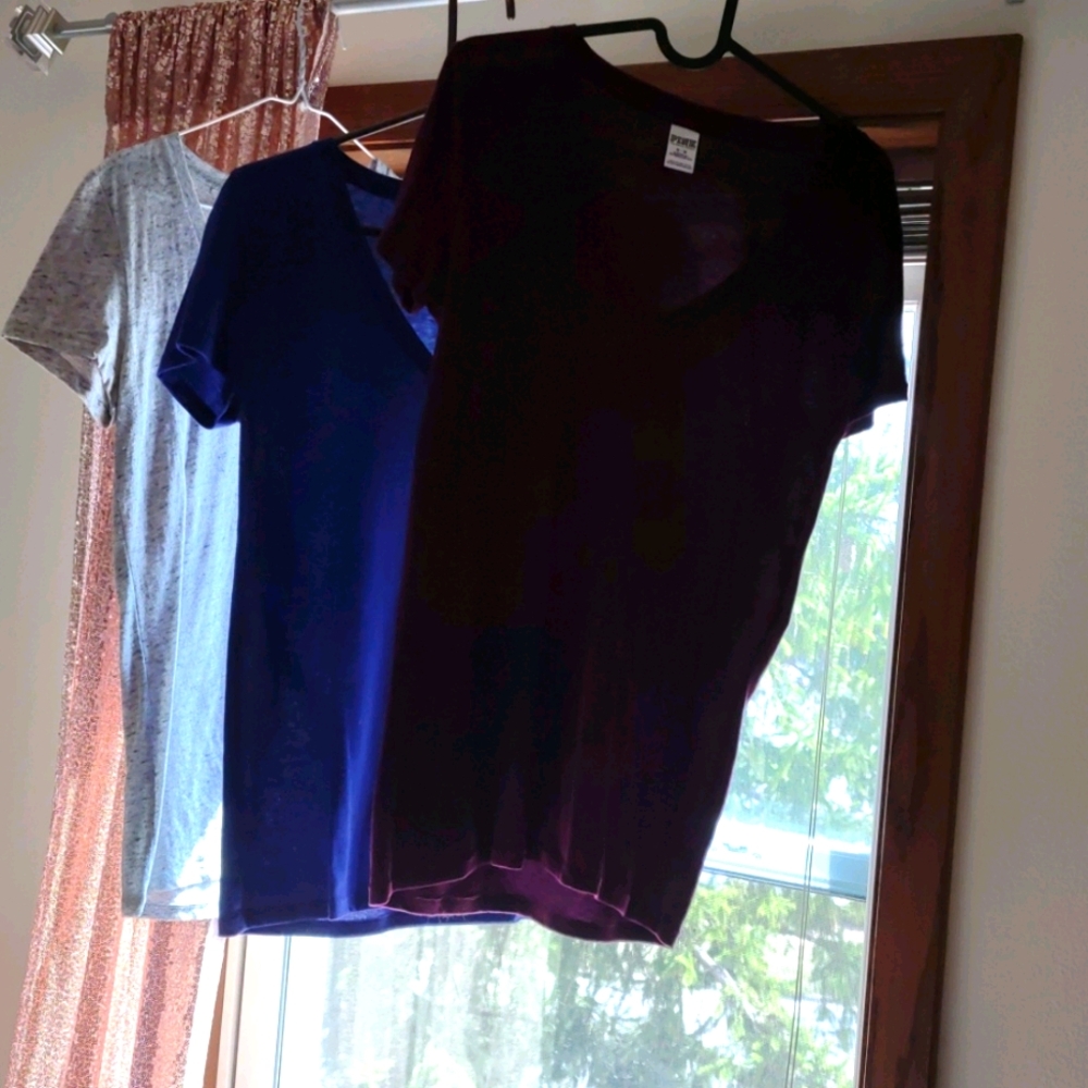 PINK V-necks